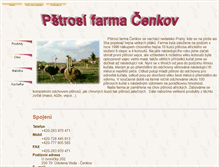 Tablet Screenshot of cenkov.com